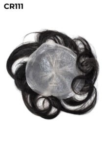 Mens Toupee CR111 V-loop Skin Crown Patch