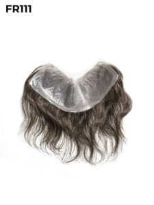 Mens Toupee FR111 V-loop Full Thin Skin Frontal Hair Patch
