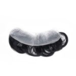 Mens Toupee FR111S V-loop Full Thin Skin Frontal Small Hair Patch