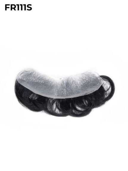Mens Toupee FR111S V-loop Full Thin Skin Frontal Small Hair Patch