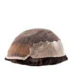 Mens Toupee HD106XL French Lace Poly Back Extra Large