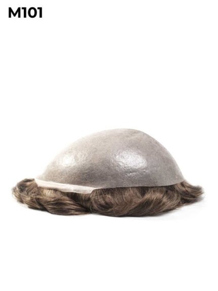Mens Toupee M101 Thin Skin Base Hairpiece