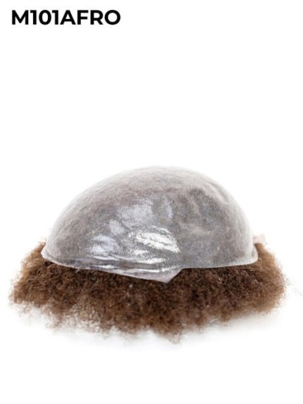 Mens Toupee M101AFRO Thin Skin Base Afro Hair