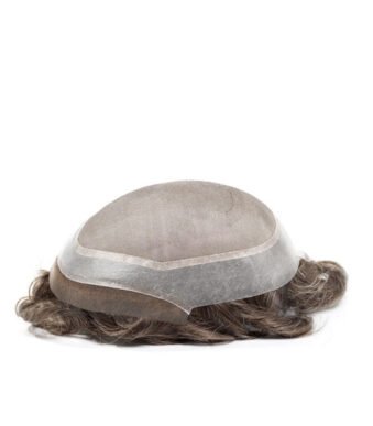 Mens Toupee M104 Mono Top with French Lace Front