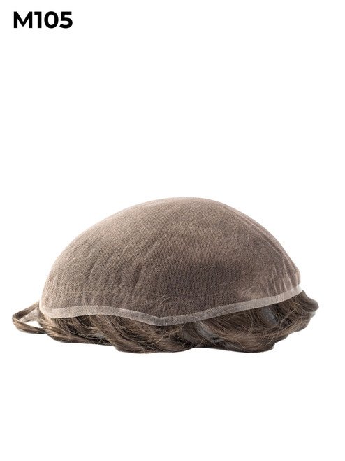 Mens Toupee M105 Full French Lace Hair System Mens Toupee M105 Full French Lace Hair System