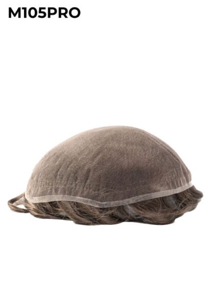 Mens Toupee M105PRO French Lace base with European Hair