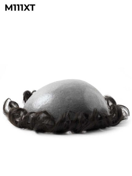 Mens Toupee M111XT V-loop Extremely Thin Skin Base Hairpiece Disposable - Rick's new choice