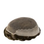 Mens Toupee M116XL Swiss Lace with Poly Back Extra Large Hairpiece