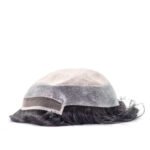 Mens Toupee M179 Injected Poly Skin Lace Front with Mono Inner Layer
