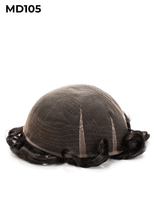 Mens Toupee MD105 Deep contour Full French Lace Mens Toupee MD105 Deep contour Full French Lace